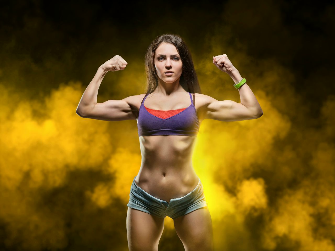 Athletic girls in Medellín